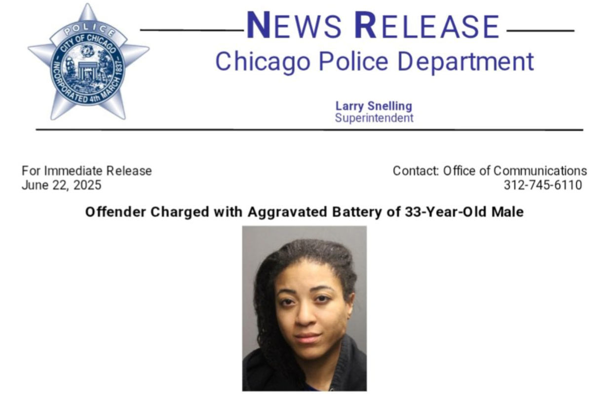 Downtown Chicago Shooting Leaves Man Injured, Woman Charged With Aggravated Battery